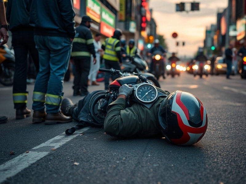 Malta Motorcyclist hospitalised after falling off his motorcycle