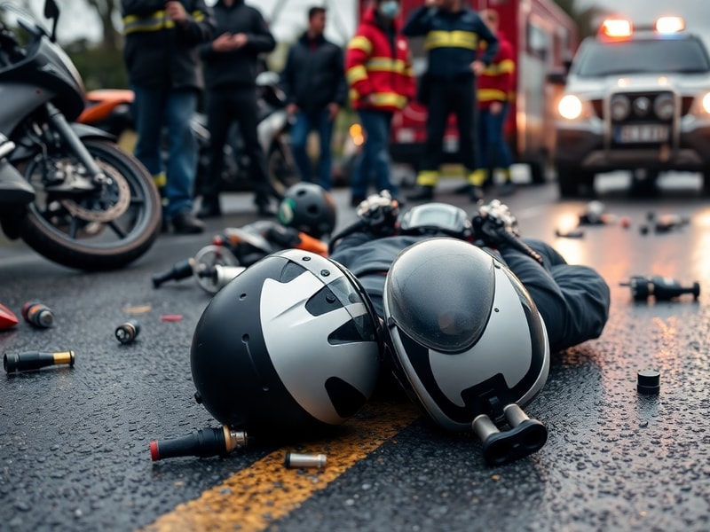 Malta Motorcyclist hospitalised after falling off his motorcycle