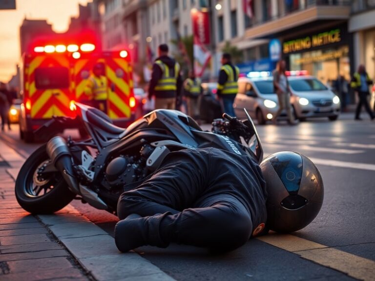 Malta Motorcyclist hospitalised after falling off his motorcycle
