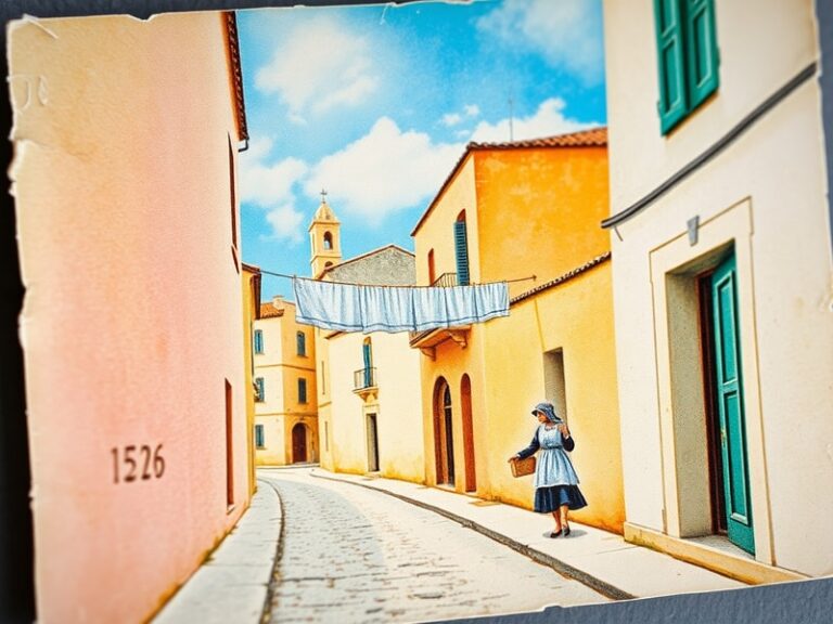 Malta Post-war watercolours on Malta postcards