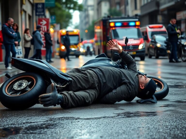 Malta Motorcyclist hospitalised after falling off his motorcycle