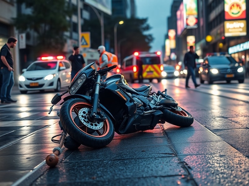 Malta Motorcyclist hospitalised after falling off his motorcycle