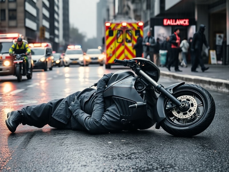 Malta Motorcyclist hospitalised after falling off his motorcycle