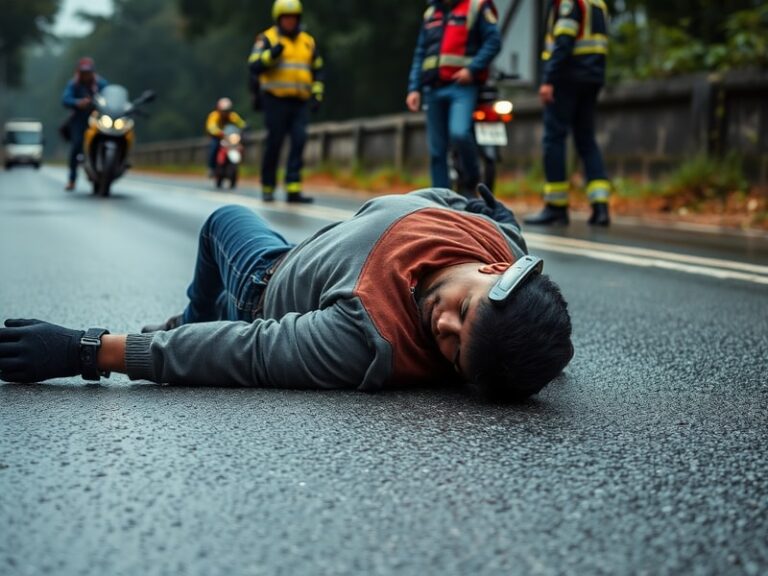Malta Motorcyclist hospitalised after falling off his motorcycle