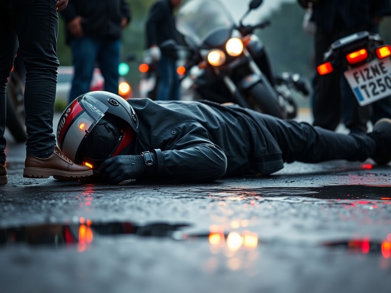 Malta Motorcyclist hospitalised after falling off his motorcycle