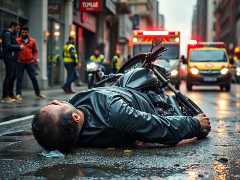 Malta Motorcyclist hospitalised after falling off his motorcycle