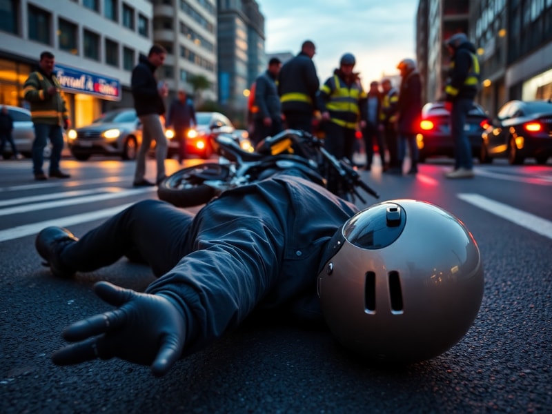 Malta Motorcyclist hospitalised after falling off his motorcycle