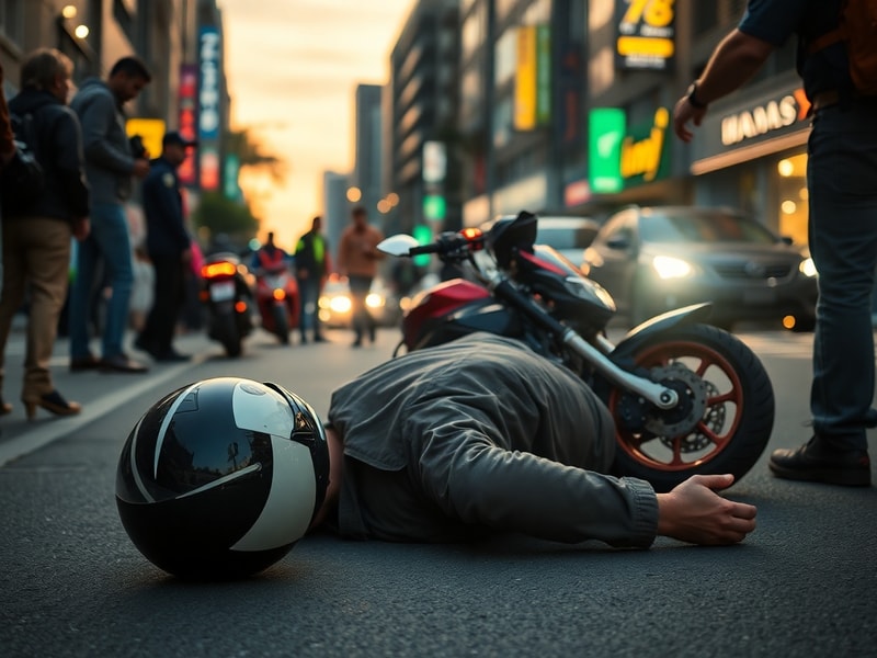 Malta Motorcyclist hospitalised after falling off his motorcycle