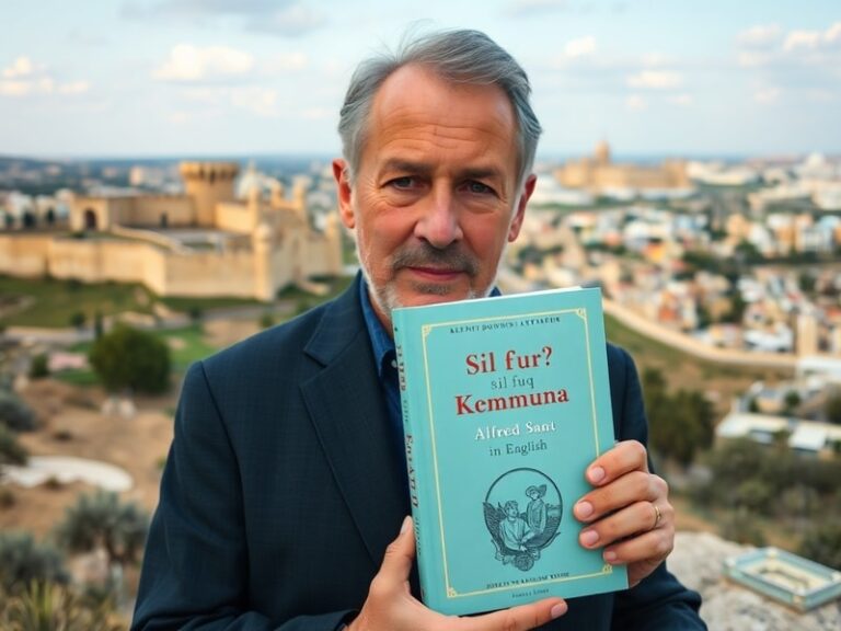 Malta Alfred Sant’s seminal novel ‘Silġ fuq Kemmuna’ released in English