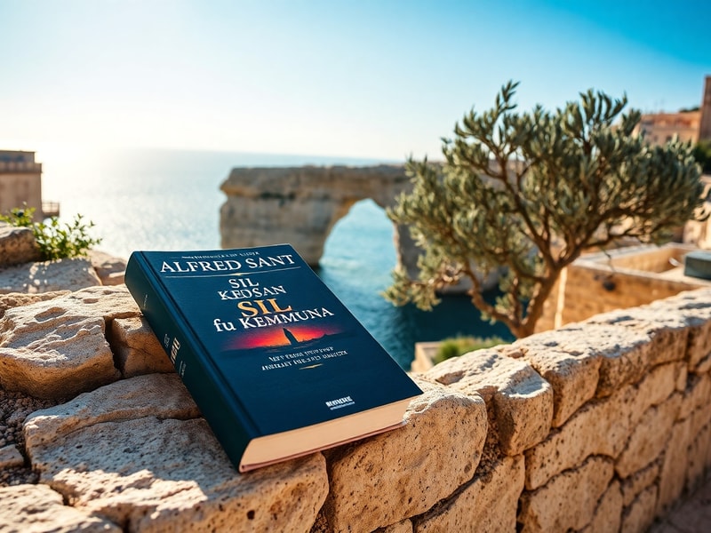 Malta Alfred Sant’s seminal novel ‘Silġ fuq Kemmuna’ released in English