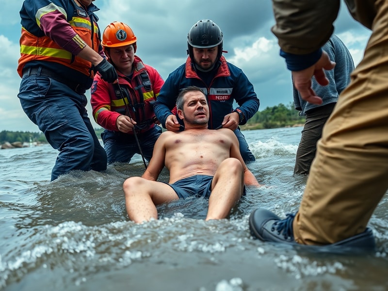 Malta Man rescued, hospitalised after falling ill while swimming