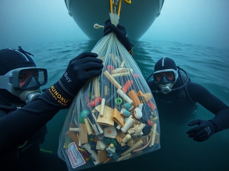 Malta 425kg of waste collected in weekend seabed cleanup
