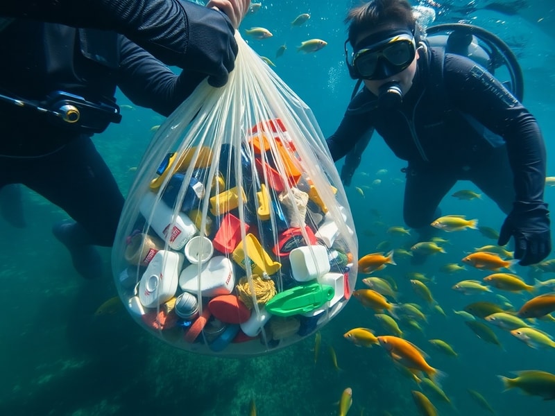 Malta 425kg of waste collected in weekend seabed cleanup