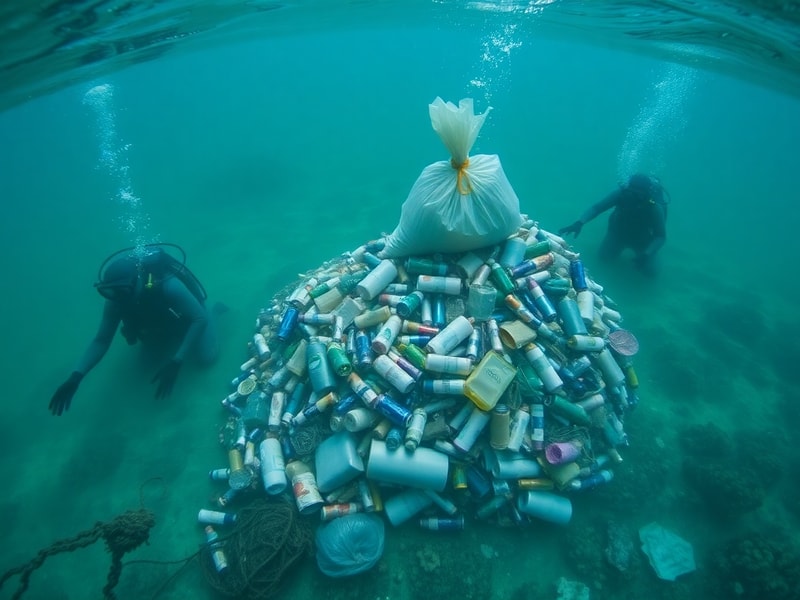 Malta 425kg of waste collected in weekend seabed cleanup