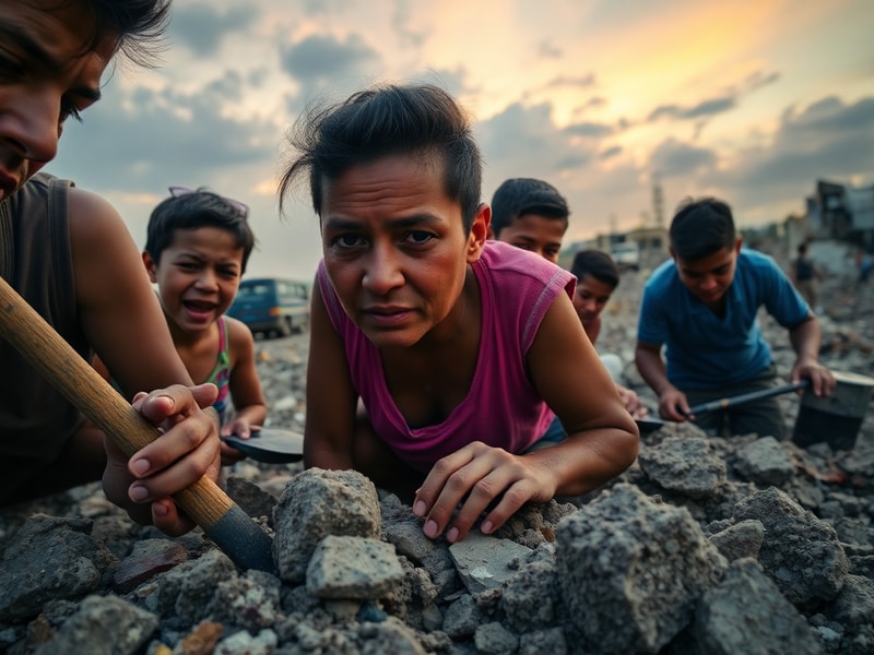 Malta Venezuelans search for survivors, one week after quakes kill nearly 2,000