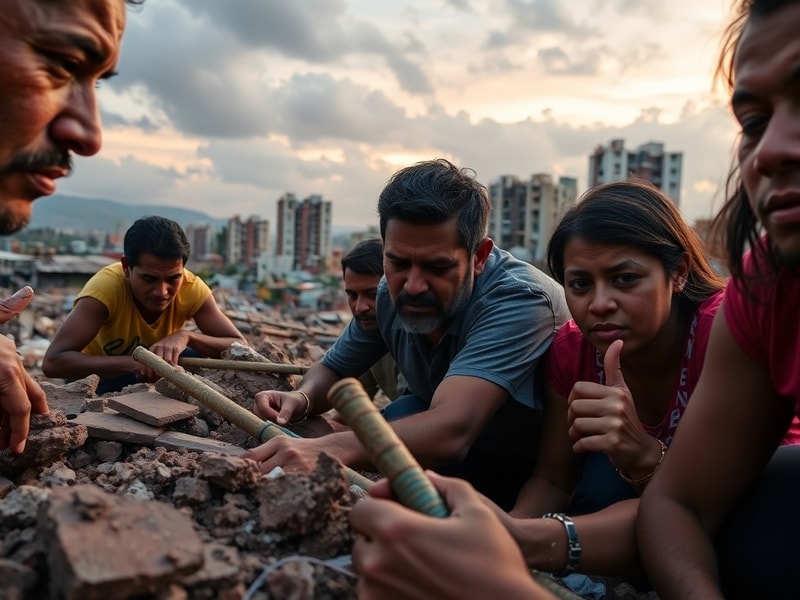 Malta Venezuelans search for survivors, one week after quakes kill nearly 2,000