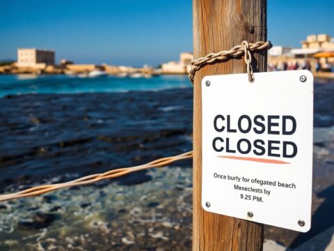 Sliema’s Qui Si Sana Beach Closed Due to Sewage Leak