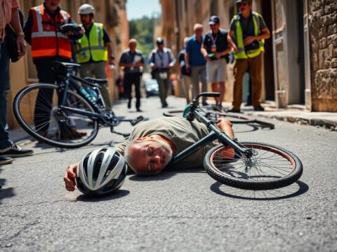 Luqa Cycling Champion Injured: Community Rallies